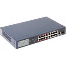Hikvision DS-3E0318P-E-M 16 Port Fast Ethernet Unmanaged POE Switch *s
