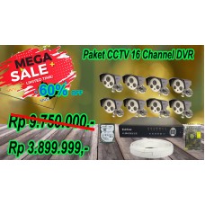 Paket CCTV 16CH DVR ( Flash Sale 11.11)