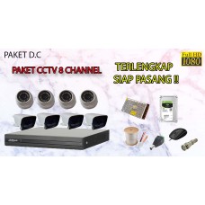 [PAKET D.C] PAKET CCTV TERLENGKAP SIAP PASANG DAHUA 8 CHANNEL 2MP 1080P HD TERMURAH