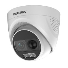 Hikvision DS-2CE72DFT-PIRXOF 2MP 3.6MM ColorVu PIR Siren Fixed Turret Camera